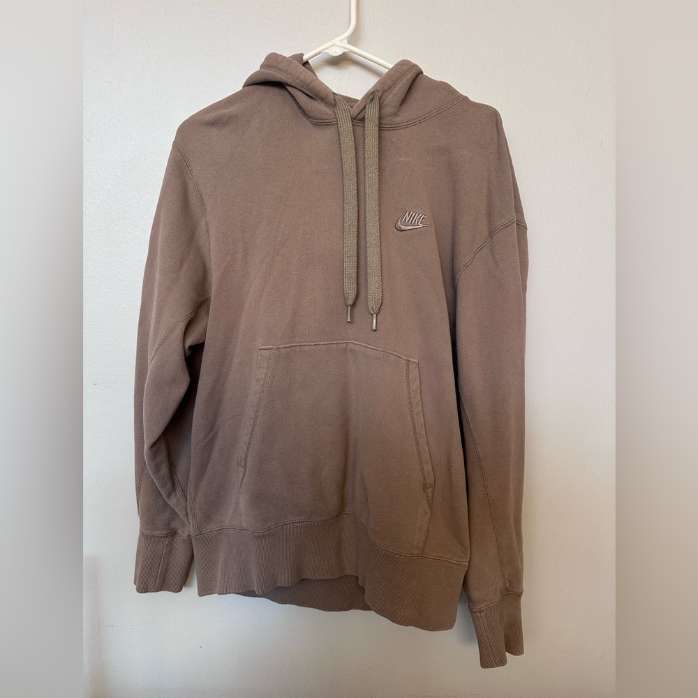 Nike Men's Taupe Hoodie